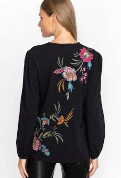 Sidonia Bishop Sleeve Sequin Tee