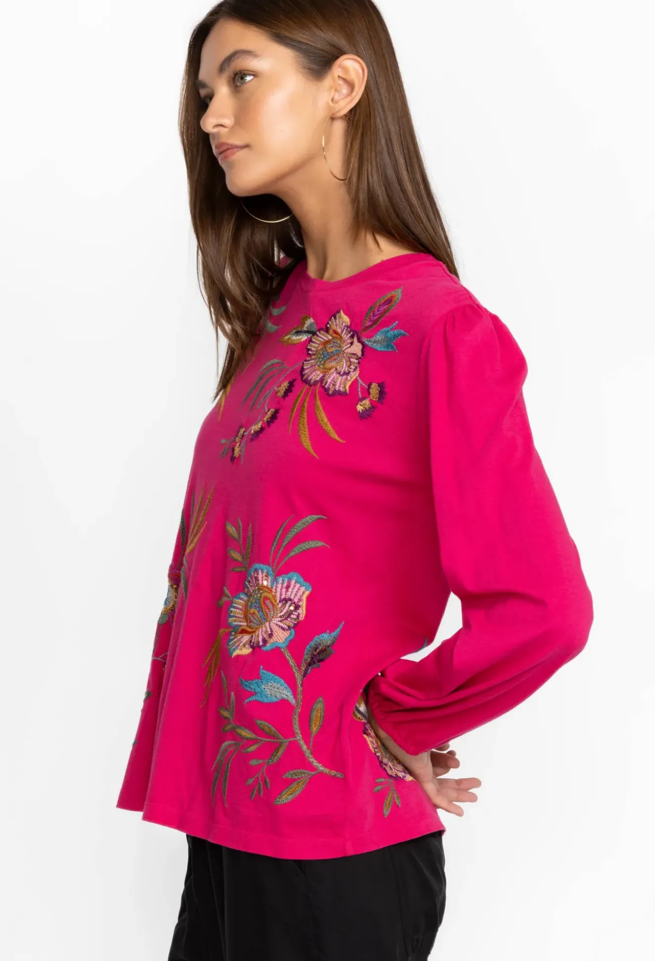 Sidonia Bishop Sleeve Sequin Tee