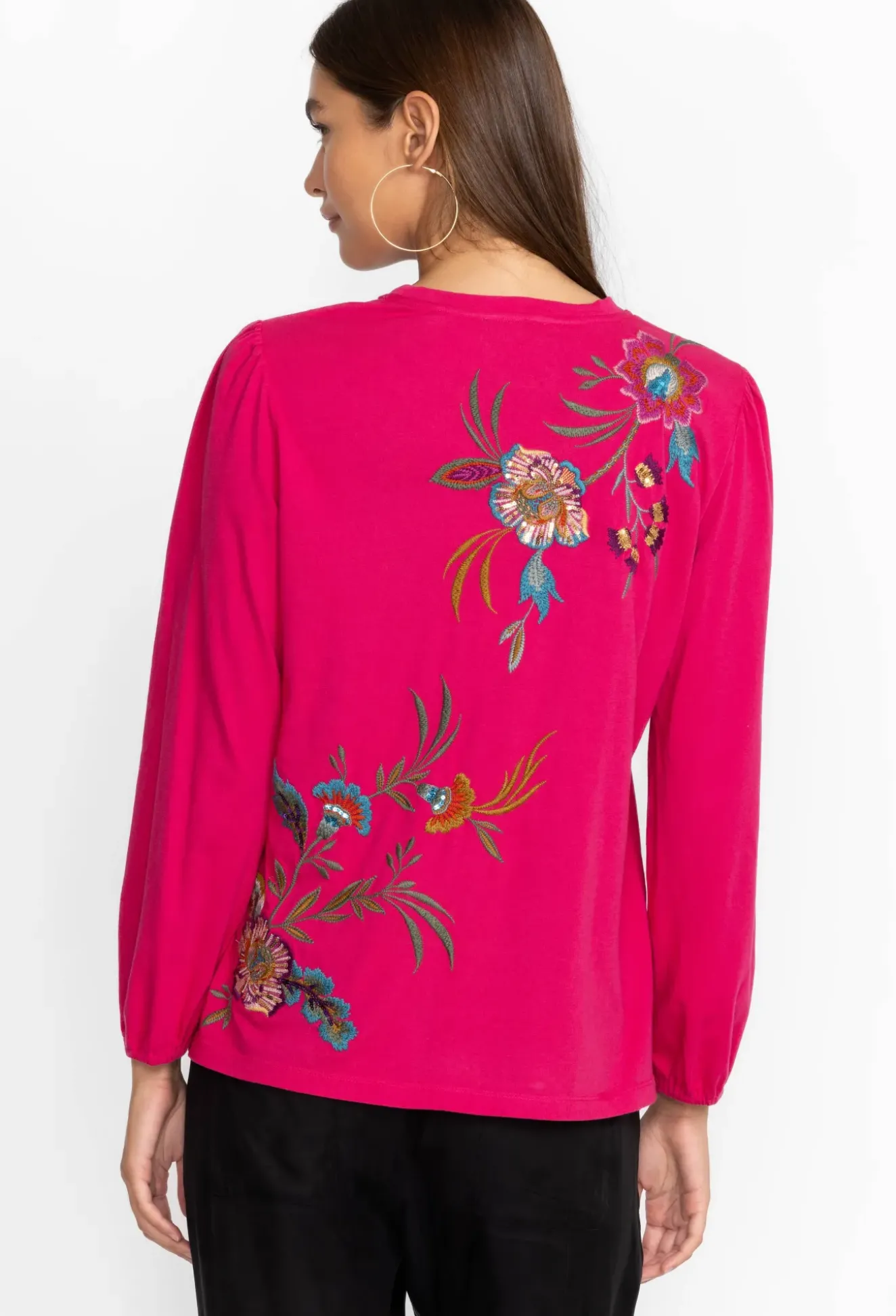 Sidonia Bishop Sleeve Sequin Tee
