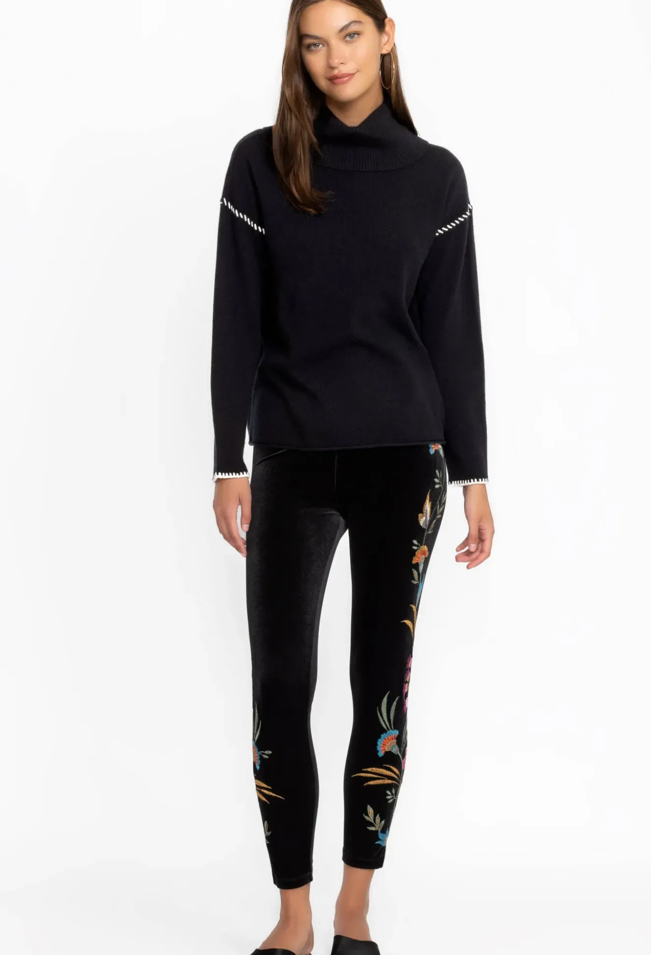 Sidonia Velvet Stretch Legging