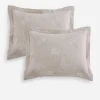 Skyler Eyelet Linen King Shams