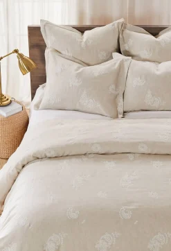 Skyler Eyelet Linen King Shams