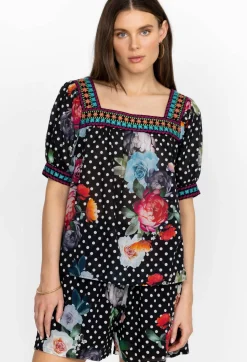 Square Neck Park Blouse