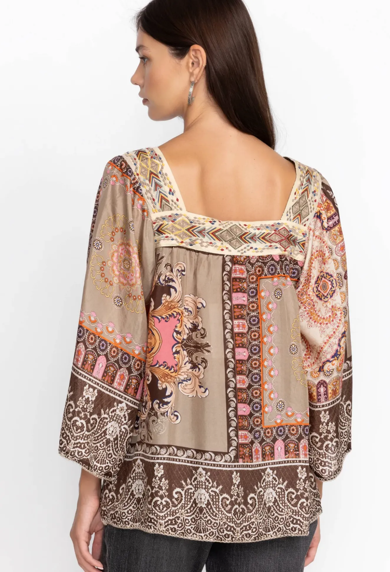 Square Neckline Blouse
