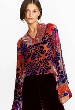 Syriah Burnout Enta Blouse