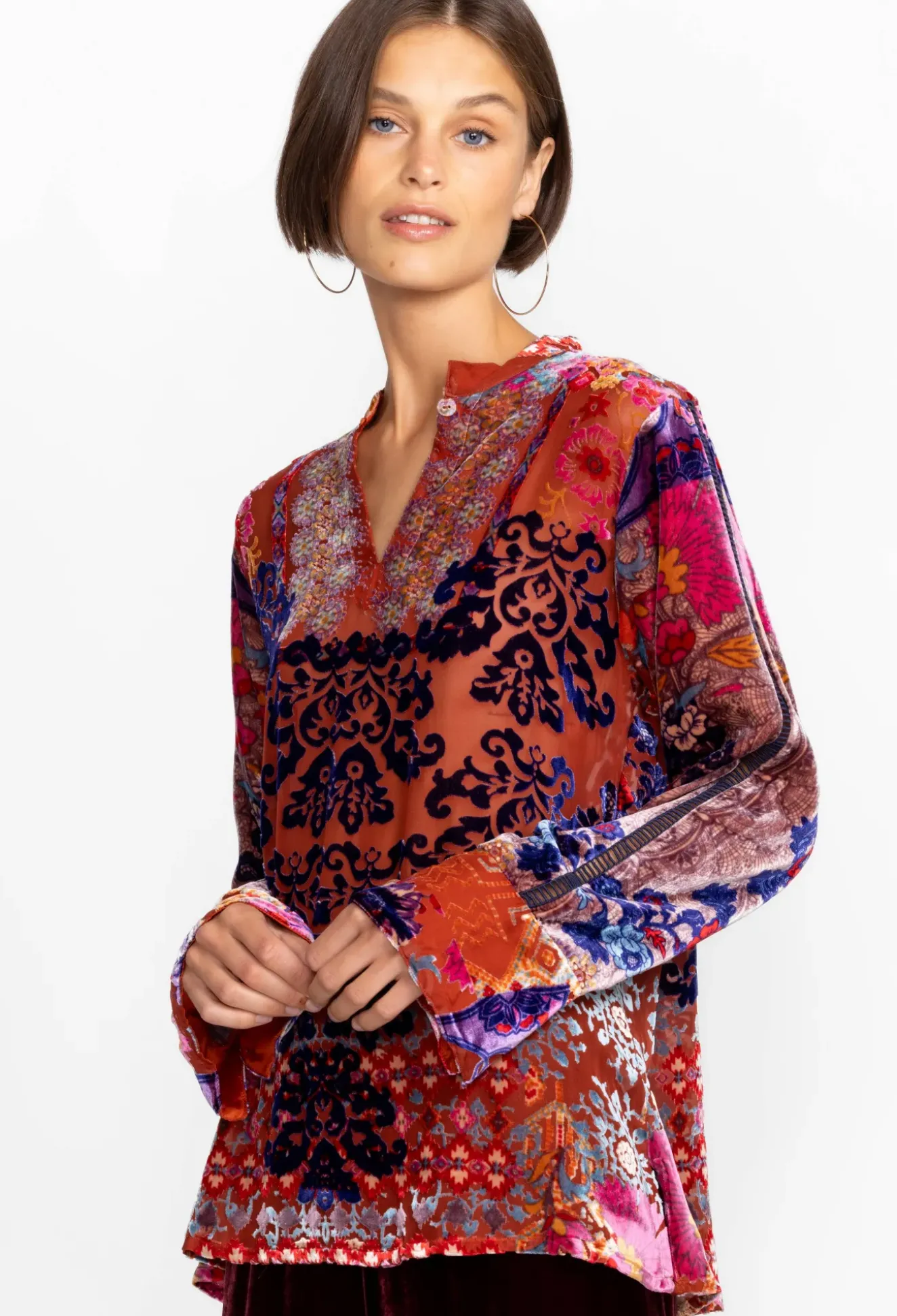Syriah Burnout Enta Blouse