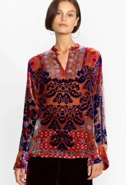 Syriah Burnout Enta Blouse
