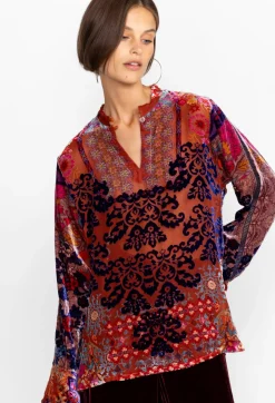 Syriah Burnout Enta Blouse