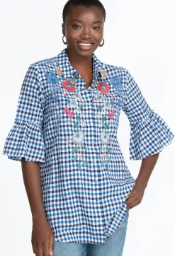 Taryn Ruffle Sleeve Tunic
