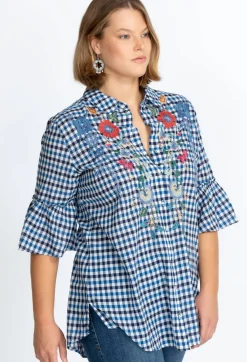Taryn Ruffle Sleeve Tunic