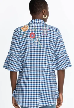 Taryn Ruffle Sleeve Tunic