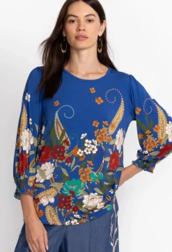 Tee Bee Smocked Sleeve Tee