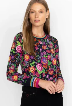 The Janie Favorite Long Sleeve Crew Neck Swing Tee