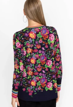 The Janie Favorite Long Sleeve Crew Neck Swing Tee