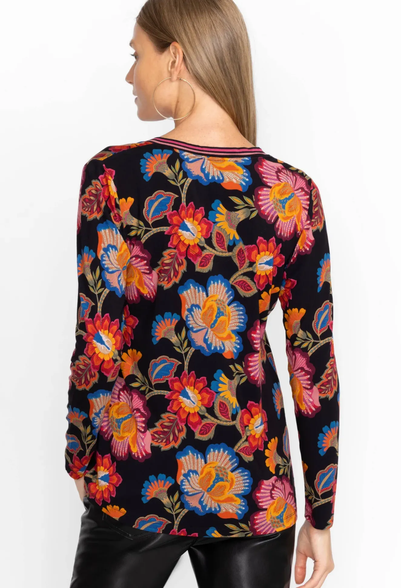 The Janie Favorite Long Sleeve V-Neck Tee
