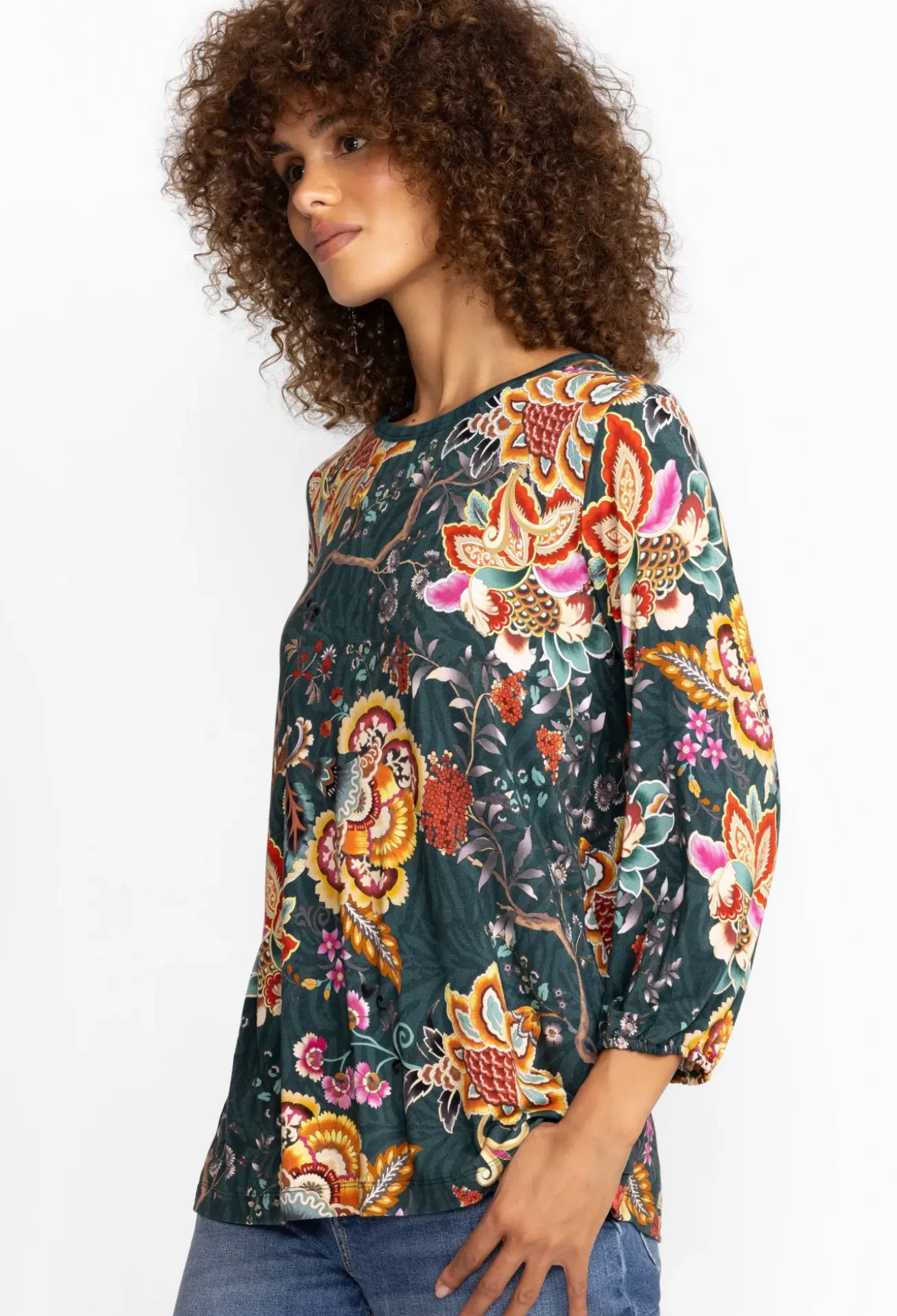 The Janie Favorite Puff Sleeve Knit Tee