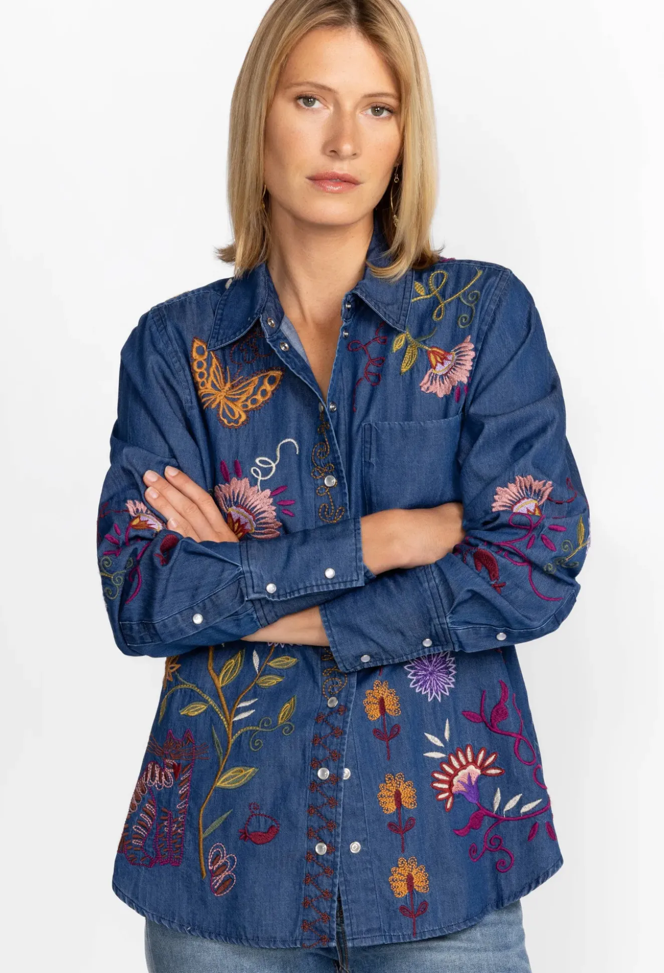 Toni Relaxed Denim Pocket Shirt