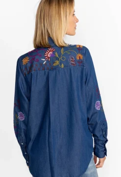 Toni Relaxed Denim Pocket Shirt