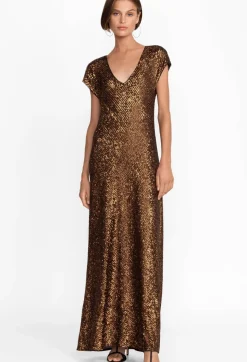 Toto Sequin Maxi Dress