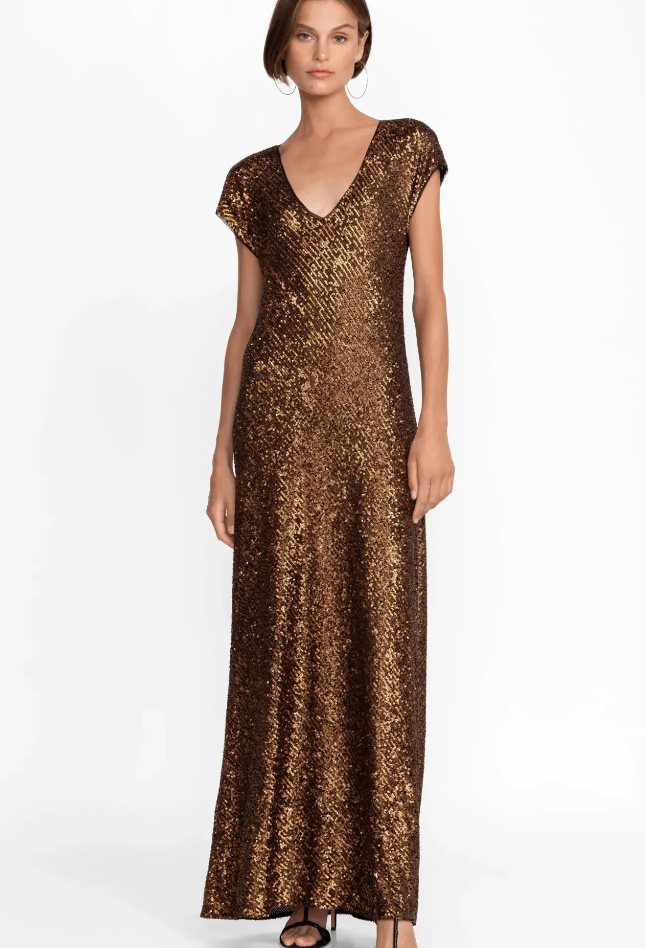 Toto Sequin Maxi Dress