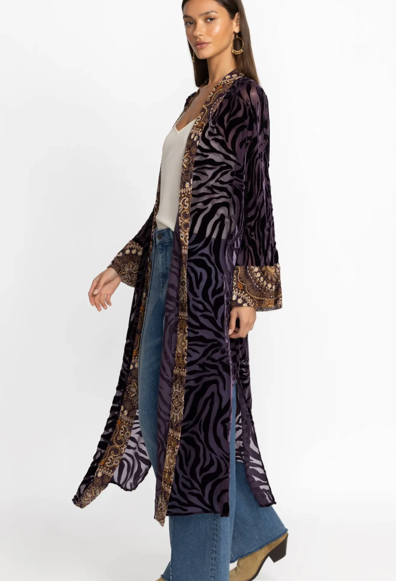 Twilight Silk Kimono