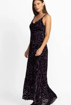 Twilight Silk Maxi Dress