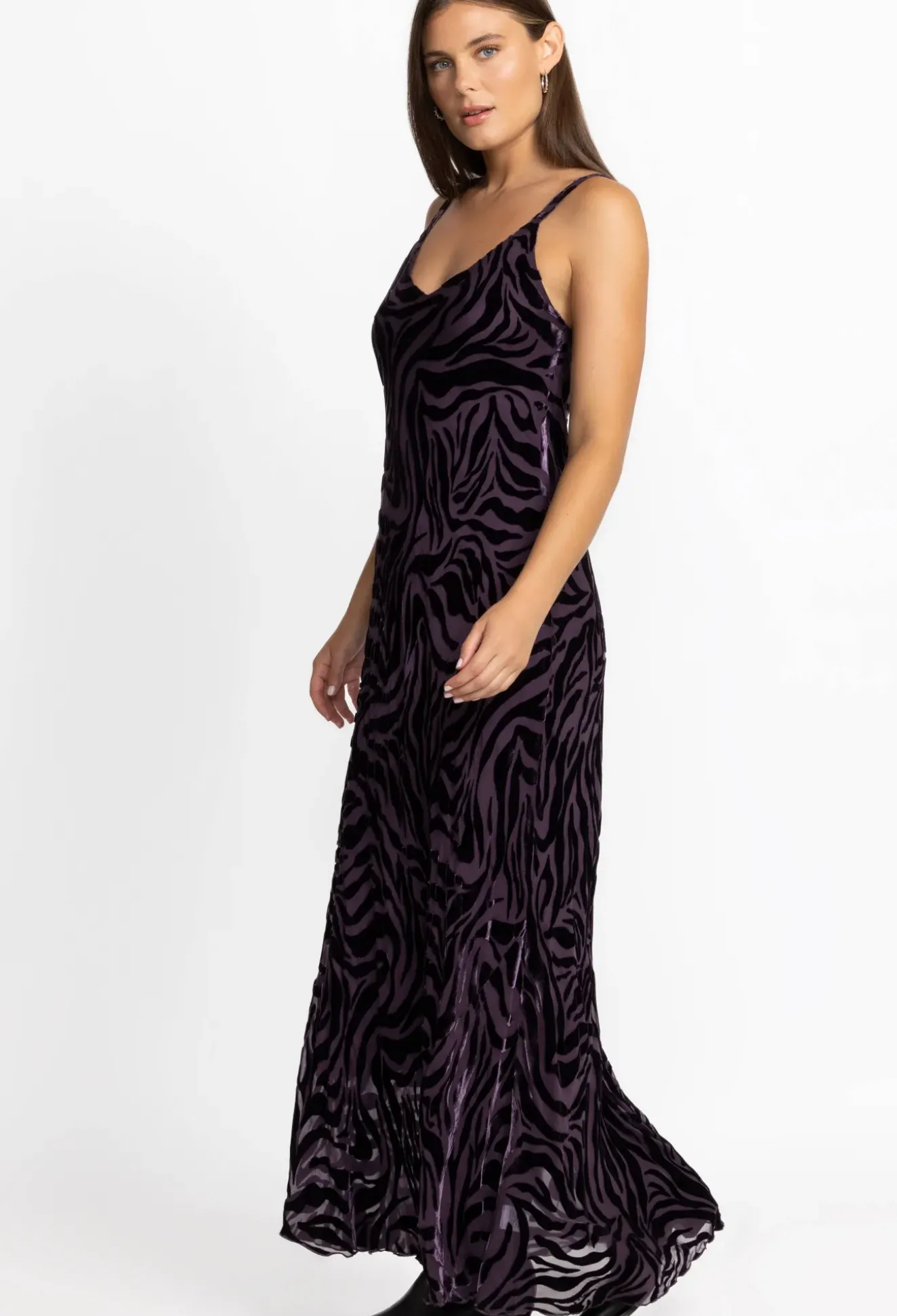 Twilight Silk Maxi Dress