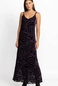 Twilight Silk Maxi Dress