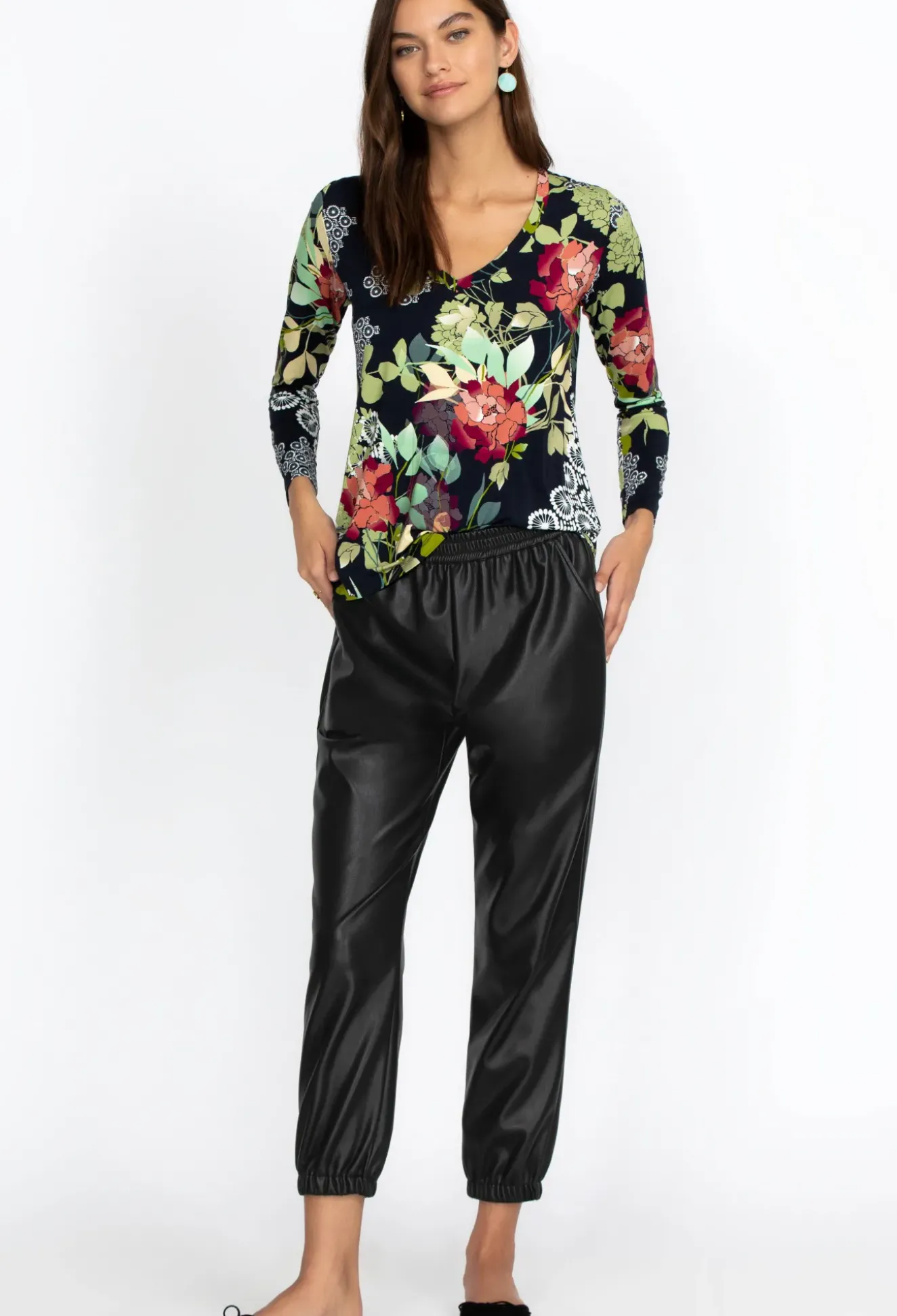 Vegan Leather Jogger