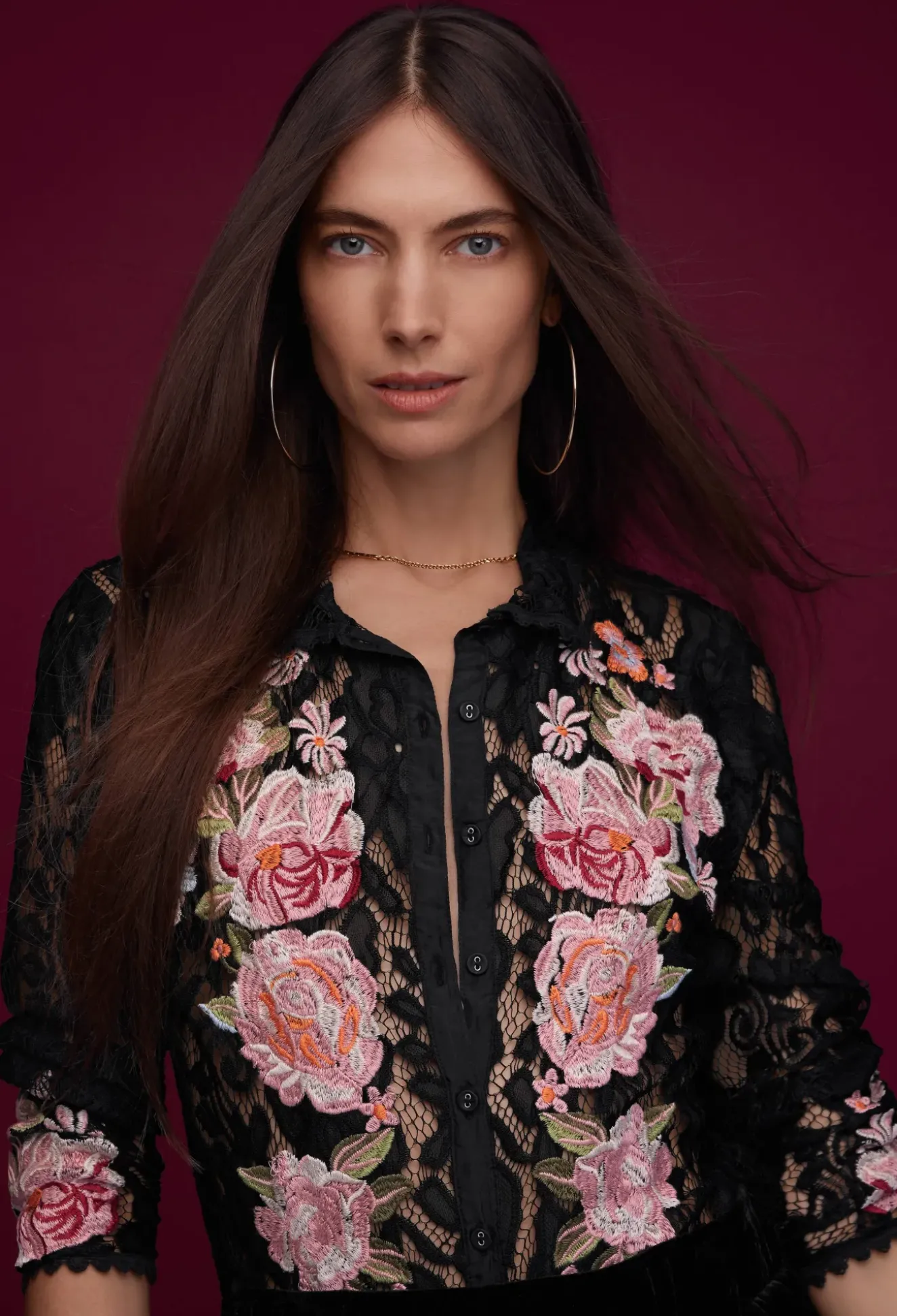 Veronne Lace Blouse (Slip)