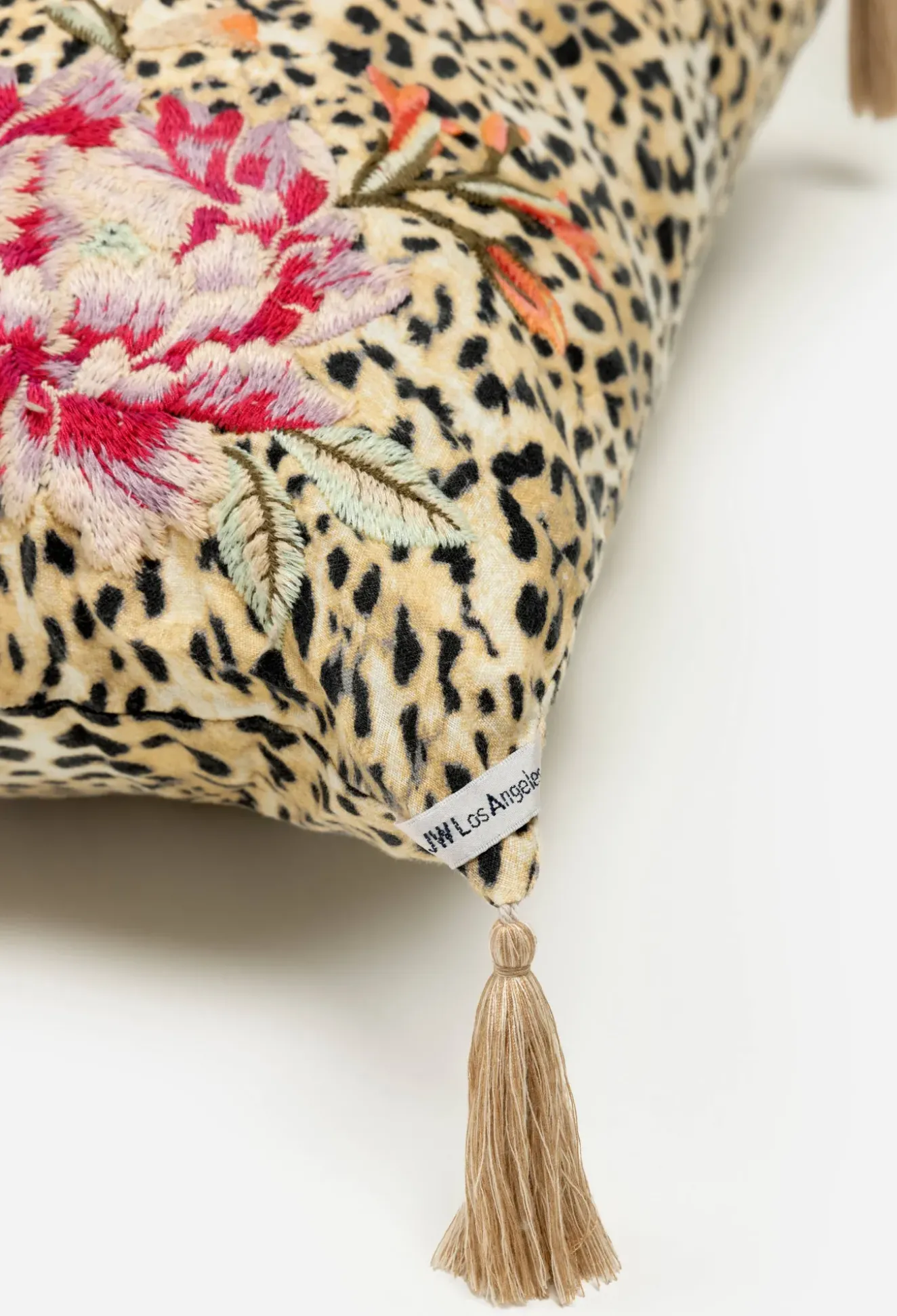 Vienna Linen Embroidered Pillow