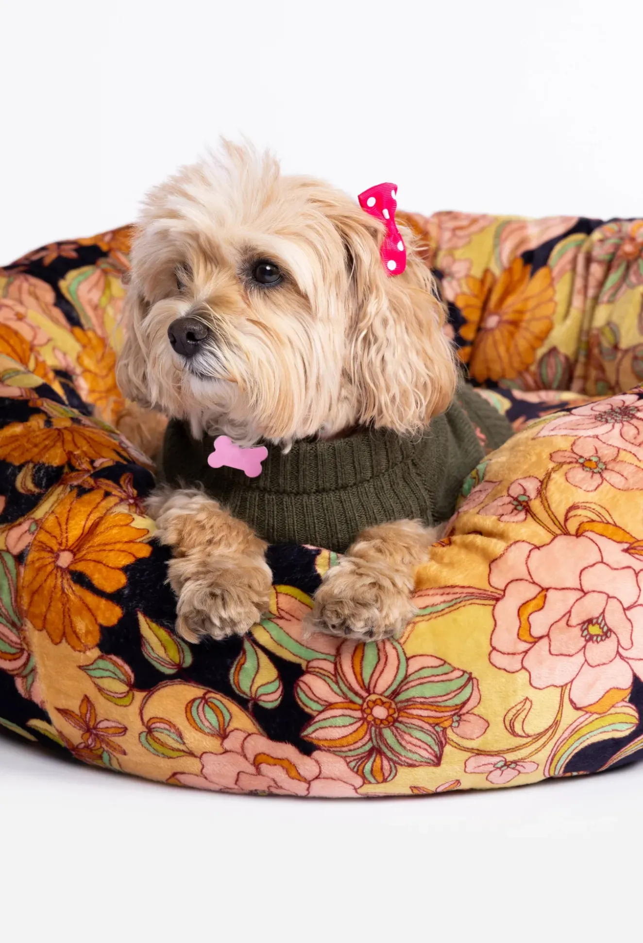 Wonder Years Large Dog Bed