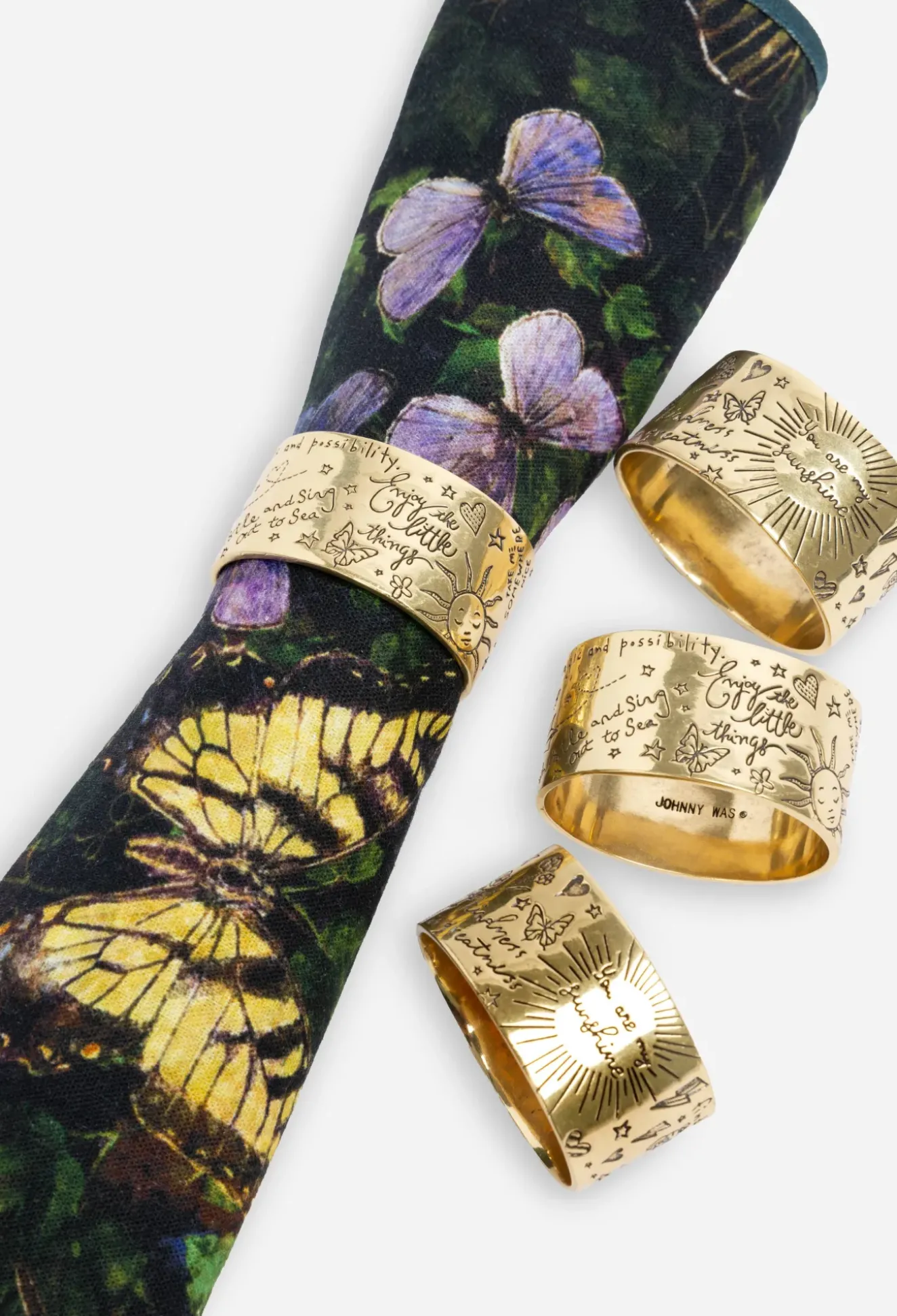 Words Of Kindness Napkin Ring Set