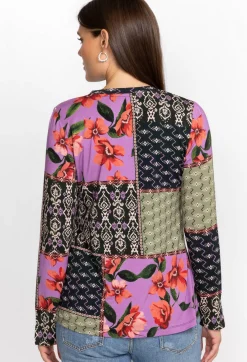 Zanda Split Neck Top