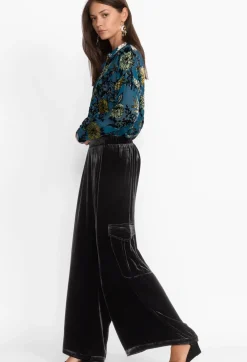 Zatima Silk Cargo Pant