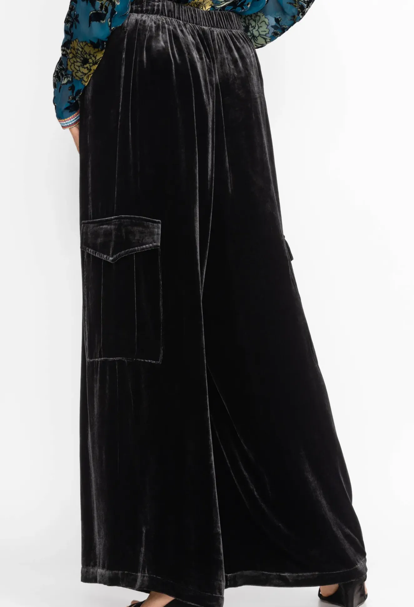 Zatima Silk Cargo Pant