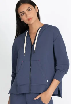 Zip Hoodie Side Slits