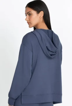 Zip Hoodie Side Slits
