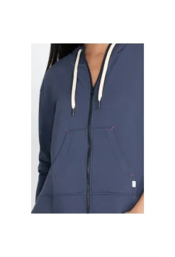 Zip Hoodie Side Slits