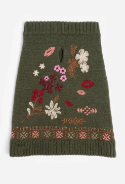 Zuzu Embroidered Dog Sweater