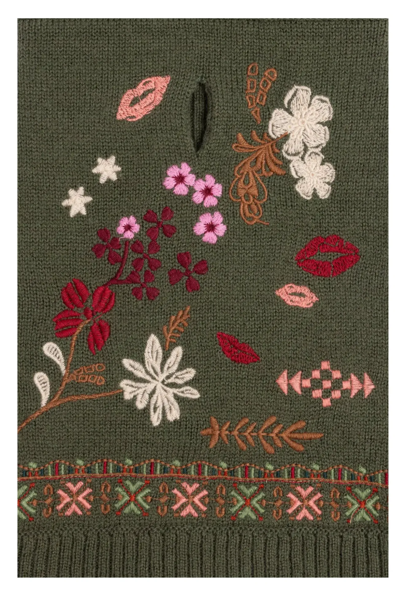Zuzu Embroidered Dog Sweater