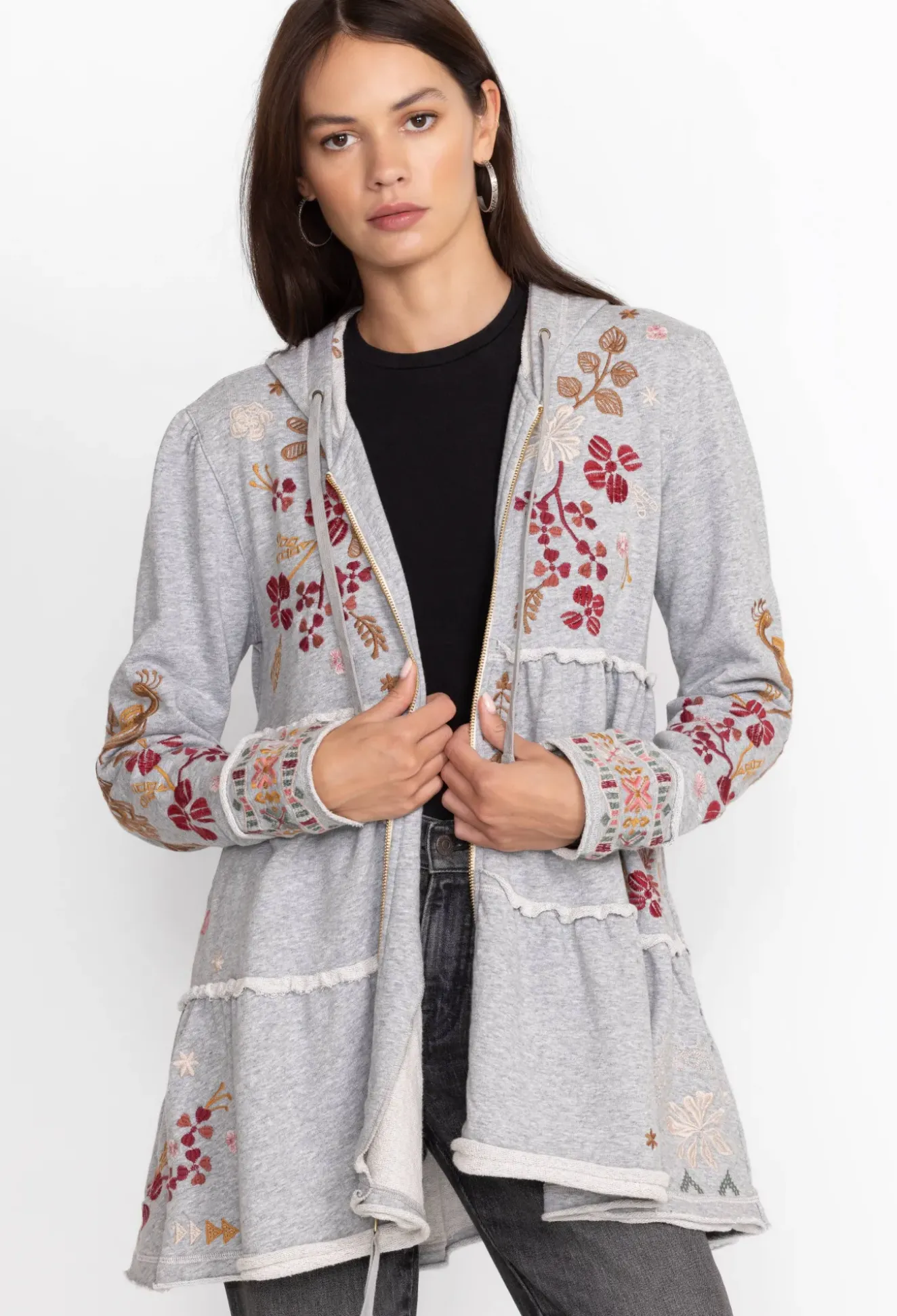 Zuzu Tiered Hoodie